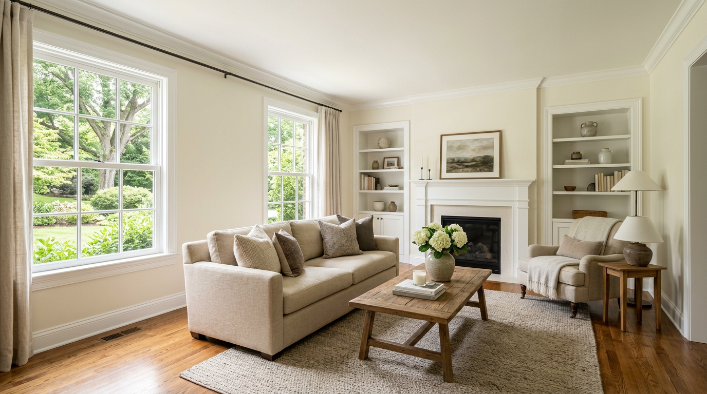 Interior painting - professional finish