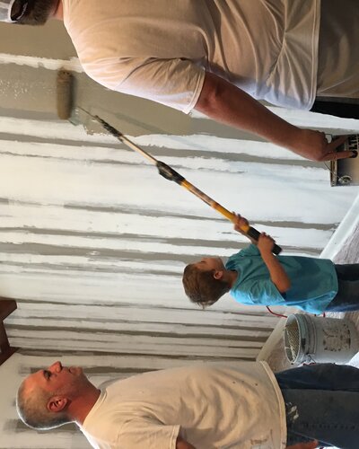 Boomer with grandson Brayden