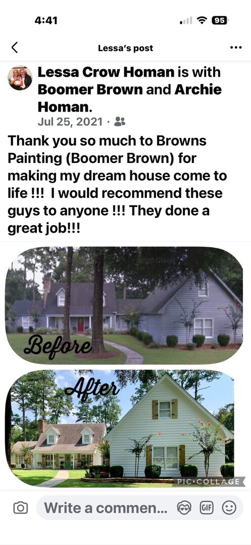 Browns Painting Service Areas